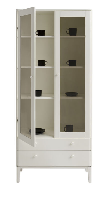 Kiteen Matinea vitriini 79x36x182 cm valkoinen